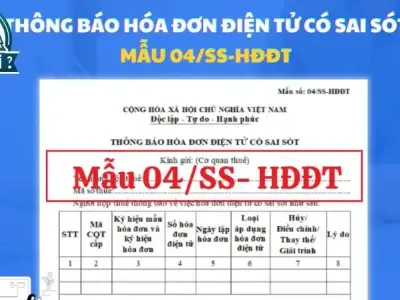 Mẫu số 04ss-HĐĐT trong quản lý hóa đơn điện tử