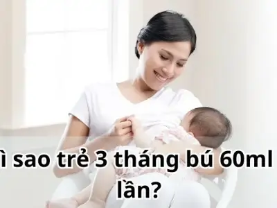 Giải mã bí ẩn: Vì sao trẻ 3 tháng chỉ bú 60ml mỗi lần?