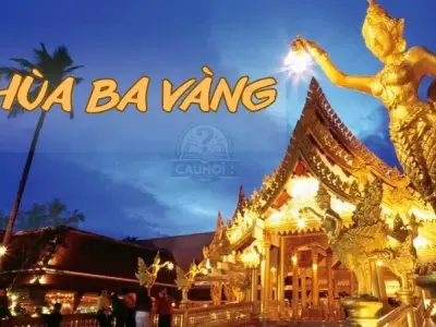 Chùa Ba Vàng - Ngôi chùa linh thiêng tọa lạc giữa non xanh nước biếc