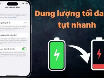 Vì sao pin iphone tụt nhanh? Nguyên nhân và giải pháp khắc phục