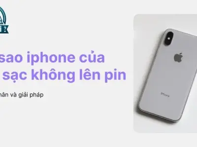 Hướng dẫn chữa iphone sạc không vào pin tại nhà