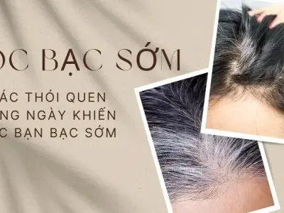 Phát hiện gây sốc - Các thói quen hàng ngày khiến tóc bạn bạc sớm!