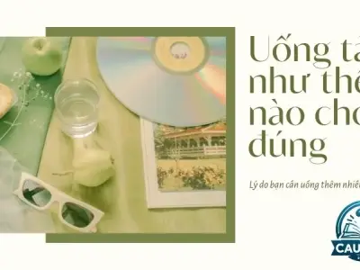Uống tảo như thế nào cho đúng? Lý do bạn cần uống thêm nhiều nước