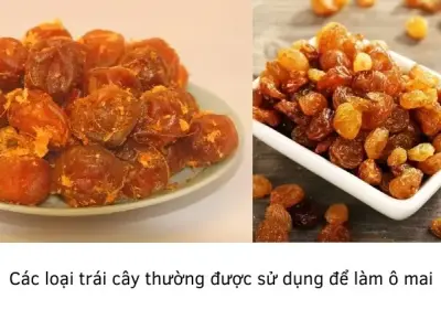 Ô mai và xí muội khác nhau như thế nào? 