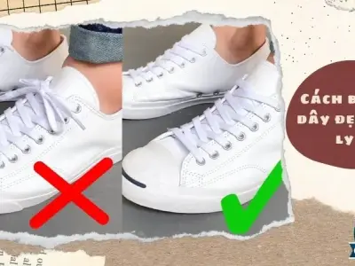 5 cách buộc dây giày đơn giản và đẹp %sep%