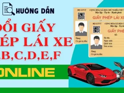 Hướng dẫn đổi bằng lái xe ô tô online nhanh chóng và hiệu quả nhất