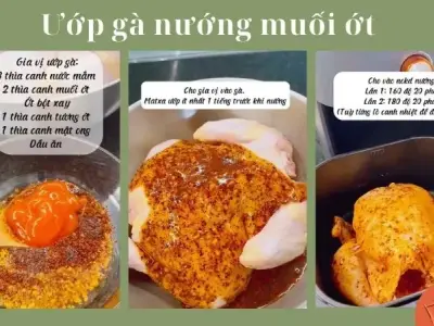 Hướng dẫn ướp gà nướng theo từng loại - Da vàng giòn, thịt mềm ngọt