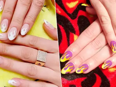 Hướng dẫn cách vẽ lửa nail đẹp rực rỡ chỉ trong 5 phút