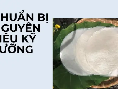 Trải nghiệm làm bánh tráng tại nhà đúng chuẩn truyền thống