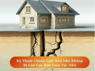 Cách làm nền nhà không bị lún đảm bảo độ bền vững theo thời gian