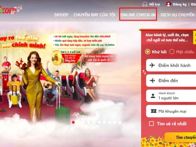 Hướng dẫn check in online Vietjet Air chi tiết từ A-Z năm 2026