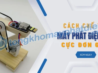 Hướng dẫn chi tiết cách làm máy phát điện mini bằng mô tơ