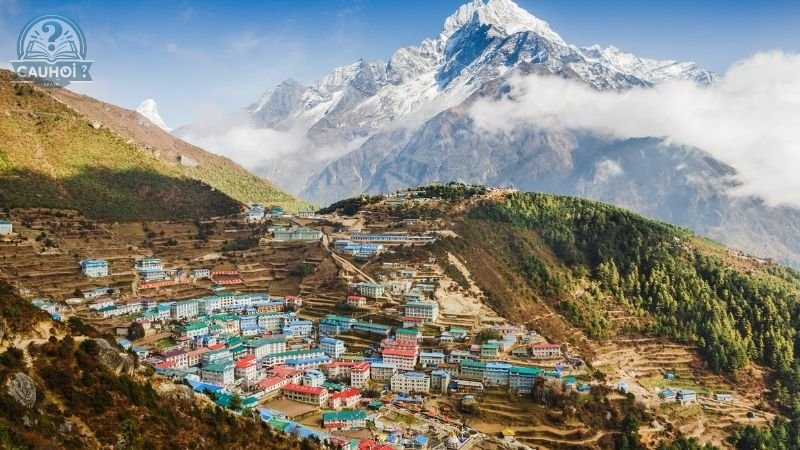 Vị trí địa lý của Nepal trên bản đồ thế giới