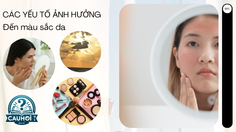 Các yếu tố ảnh hưởng đến màu sắc da