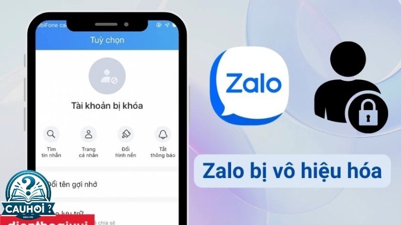 Zalo bị vô hiệu hóa là sao?