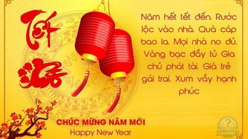 Lời chúc mừng năm mới 3