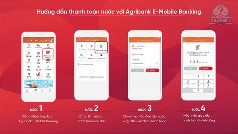 Hướng dẫn chuyển tiền qua điện thoại Agribank