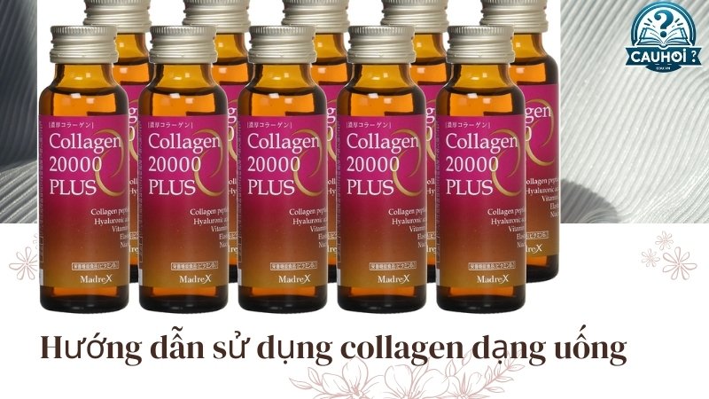 Hướng dẫn sử dụng collagen dạng uống