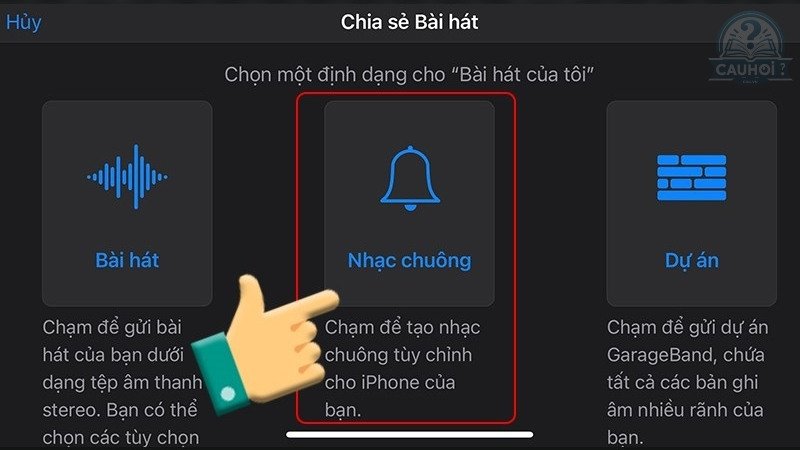 Sử dụng GarageBand trên iPhone cài nhạc chuông cho iphone