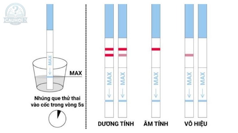 Hướng dẫn chi tiết cách dùng que thử thai