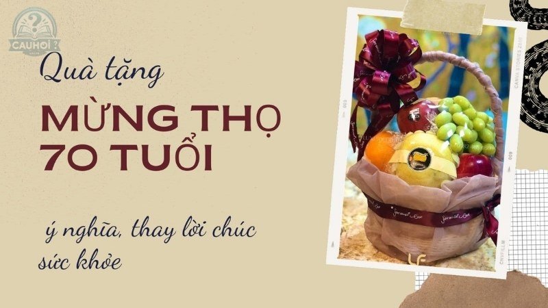 Lời chúc mừng thọ 70 tuổi