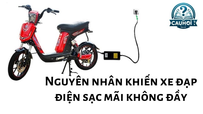 Nguyên nhân khiến xe đạp điện sạc mãi không đầy