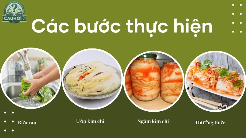 Các bước để làm kim chi Hàn Quốc