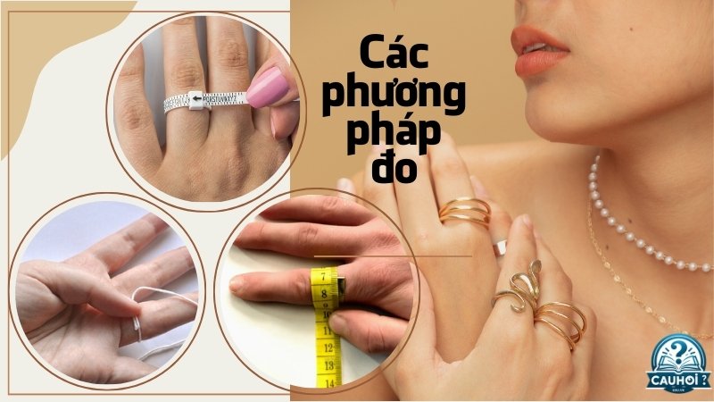 Các phương pháp đo size nhẫn