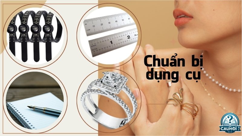 Chuẩn bị dụng cụ đo