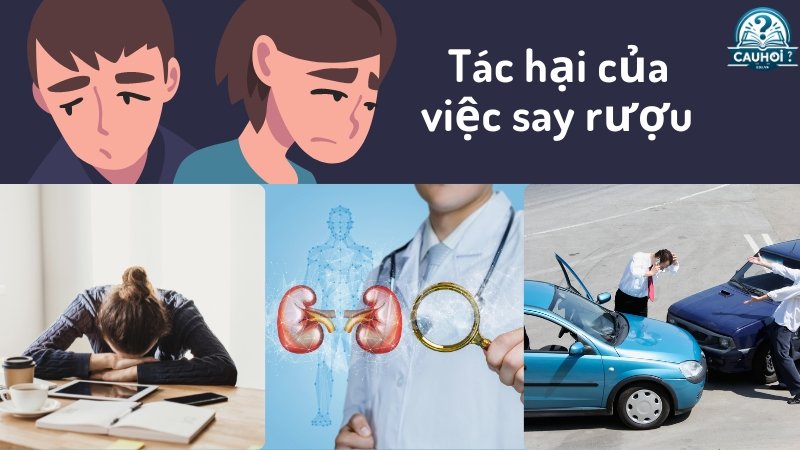 Nguyên nhân và tác hại của việc say rượu