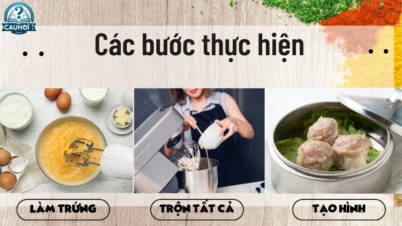 Cách làm xíu mại