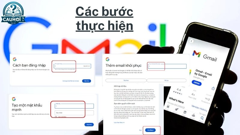 Quy trình tạo Gmail