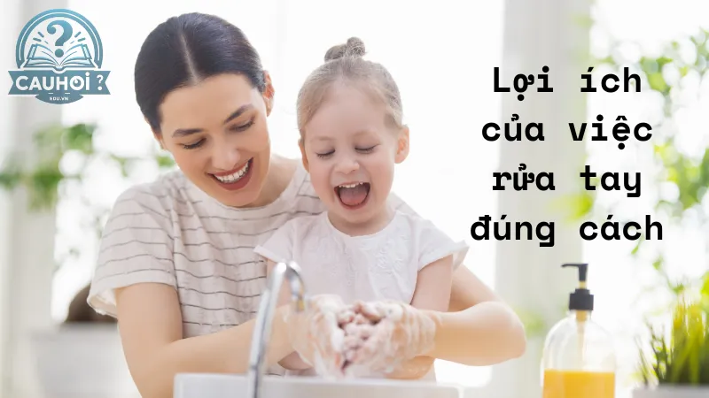 Lợi ích của việc rửa tay đúng cách