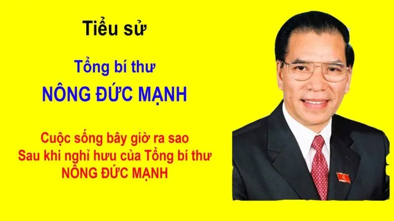 Tiểu sử và giáo dục Nông Đức Mạnh 1