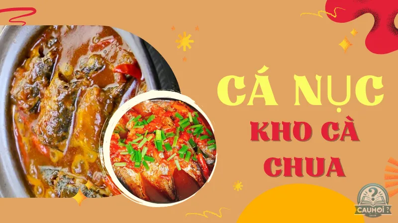 Cá Nục Kho Cà Chua