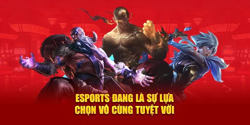 Esports đang là sự lựa chọn vô cùng tuyệt vời