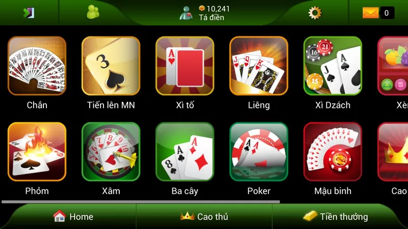 Những thể loại game bài phổ biến tại Five88