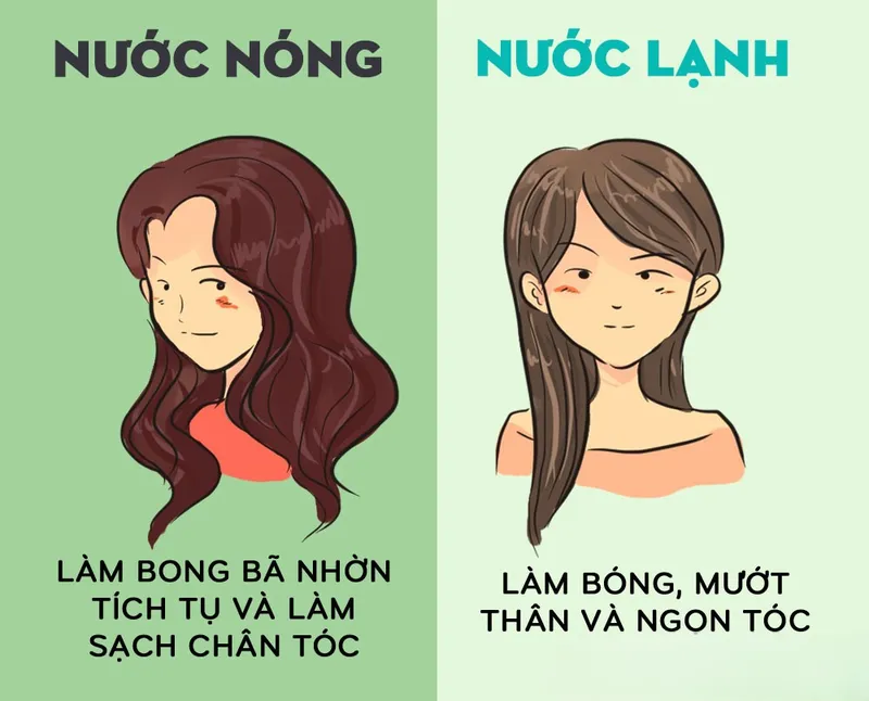 Tác hại khi gội đầu bằng nước nóng 3